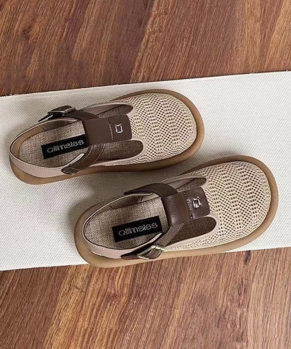 Beige Breathable Mesh 2025 Casual Splicing Hiking Sandals For Cheap - Image 2