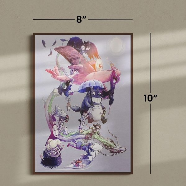 Studio Ghibli 8x10 Art Print by MoisEscudero (Nerd Block Exclusive) Online - Image 3