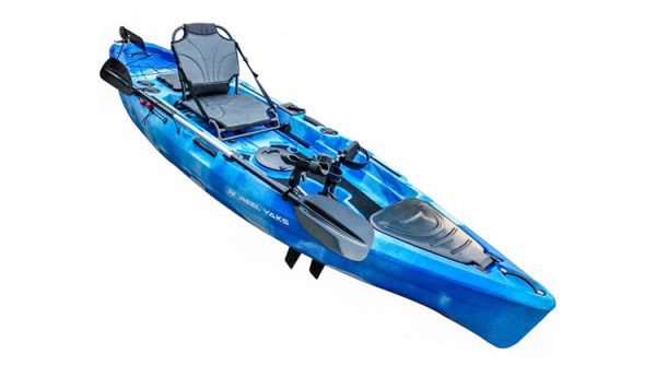 11  Rubicon Fin Pedal Drive Fishing Kayak | 500lbs capacity | oceans lakes rivers Fashion - Image 3