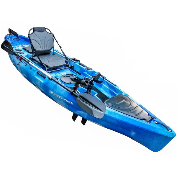 11  Rubicon Fin Pedal Drive Fishing Kayak | 500lbs capacity | oceans lakes rivers Fashion
