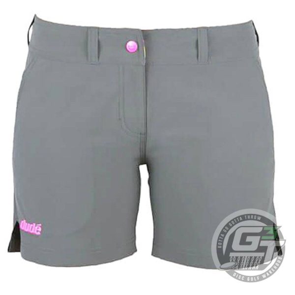 DUDE Ladies Pro 5  Inleg Disc Golf Shorts For Cheap